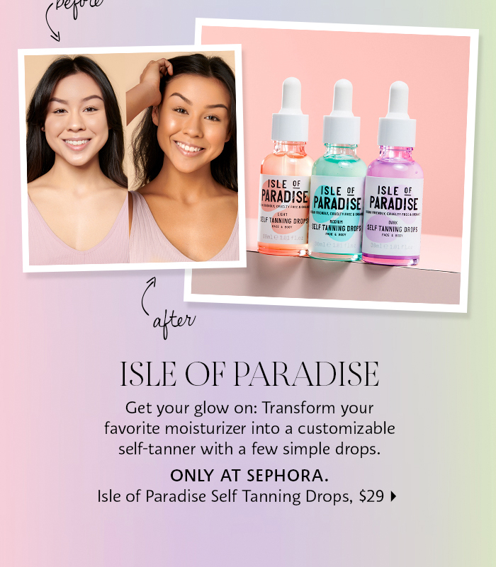 Isle of Paradise Self Tanning Drops