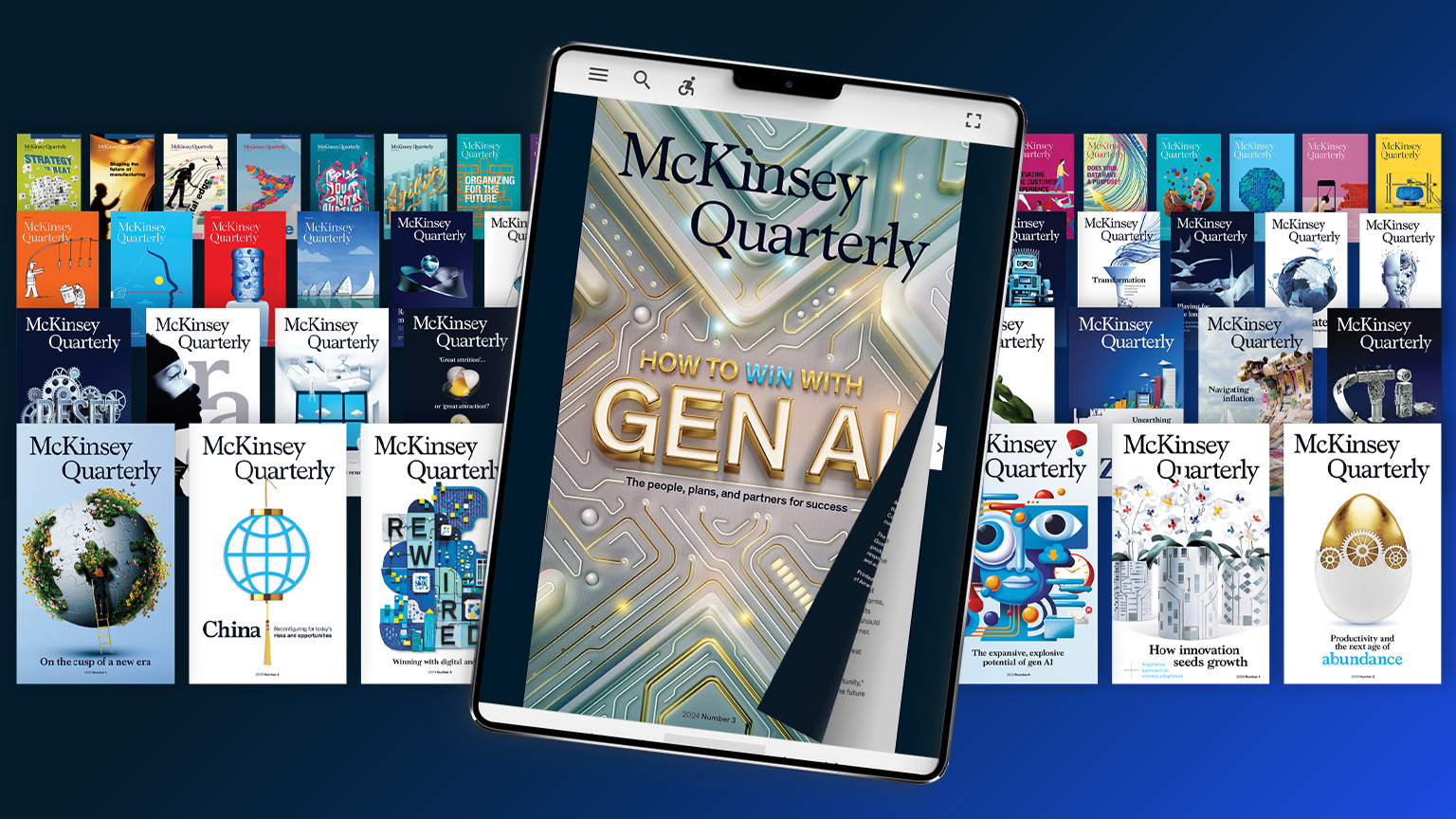 An image linking to the web page “McKinsey Quarterly: Digital Edition” on McKinsey.com.