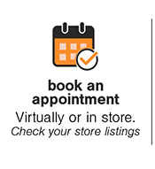 book an appointment viertually or in store Check your store liststings