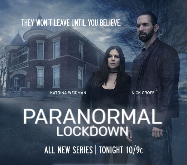 They won't leave until you believe. Paranormal Lockdown - All New Series Tonight at 10/9c on Destination America.