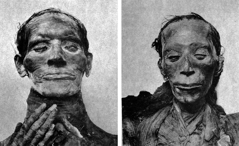 Portraits of two mummies