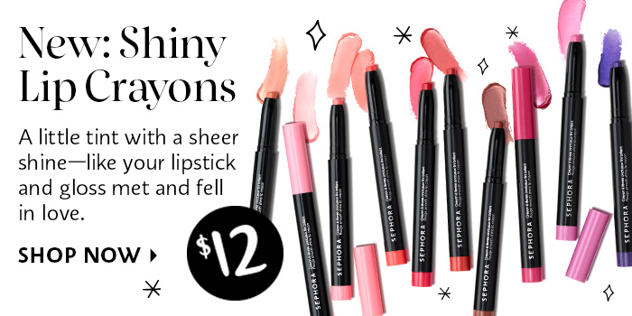 New: Shiny Lip Crayons