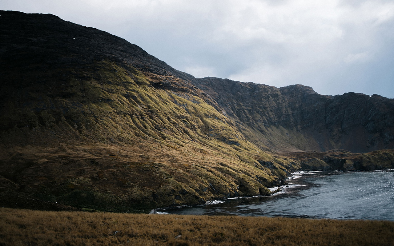 The remote South Georgia Island, pictured here, is the closest inhabited landmass to an unusual earthquake that sent tsunami waves rippling around the world.