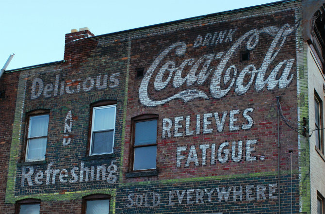 Coke sign