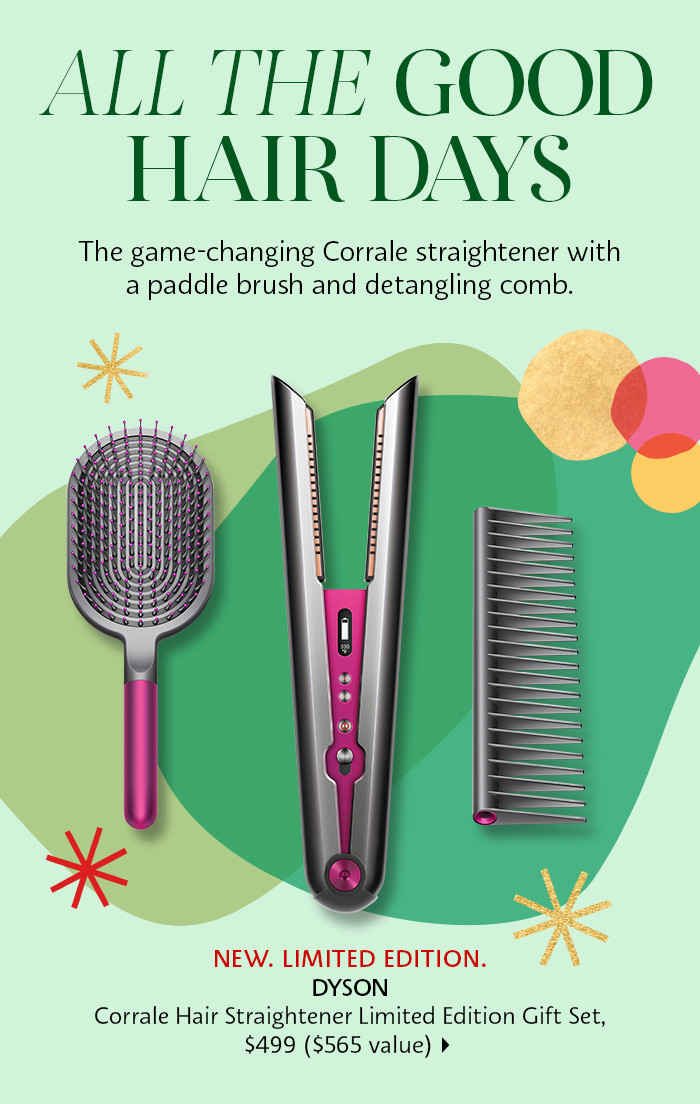 Dyson Corrale Hair Straightener Holiday Set