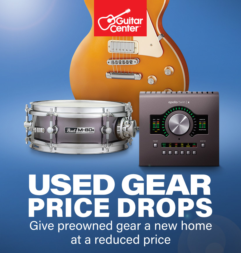 Used Gear price drop. Give preowned gear a new home at a reduced price.