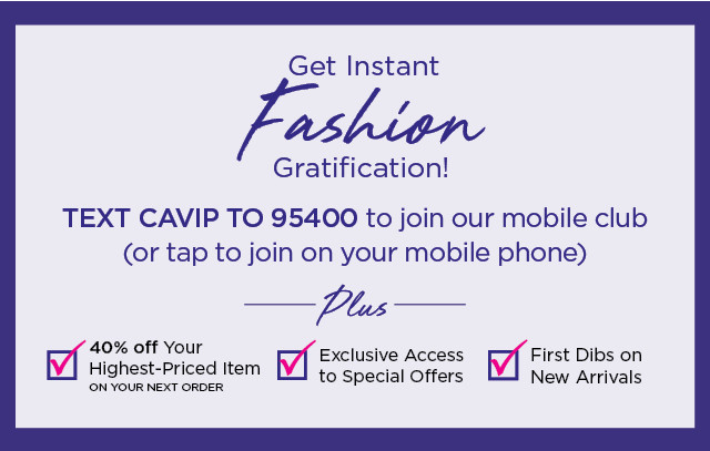 Get Instant Fashion Gratification!