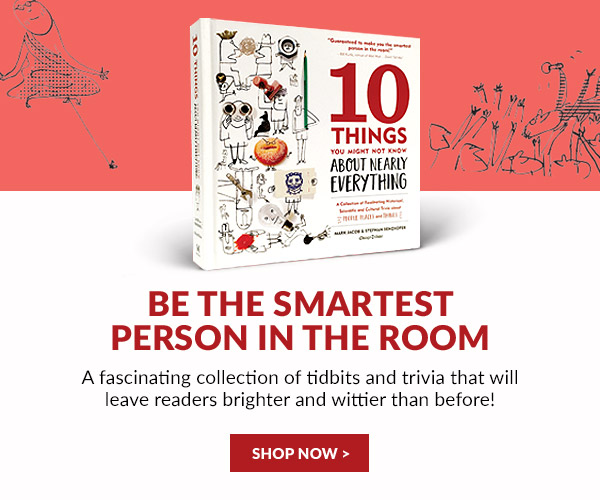 Shop the '10 Things You Might Not Know About Nearly Everything' Book Now