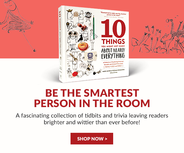 Shop the '10 Things You Might Not Know About Nearly Everything' Book Now