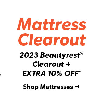 Mattress Clearout 2023 Beautyrest Clearout plus an extra 10 percent off. Conditions apply. Click to Shop Mattresses.