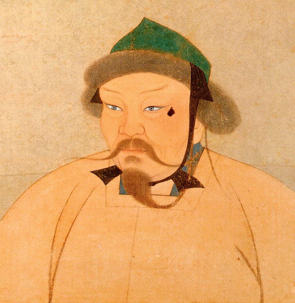 Ögödei, Genghis Khan's son and successor, in a portrait