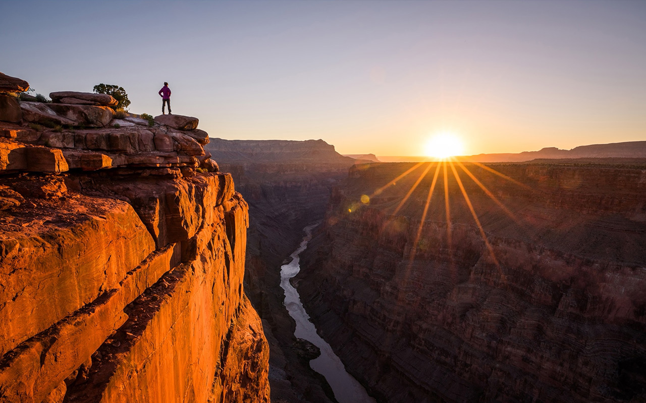 The Colorado River winds through the Grand Canyon in Arizona. Efforts are underway to make America’s parks and wild spaces more inclusive and welcoming to people of color.