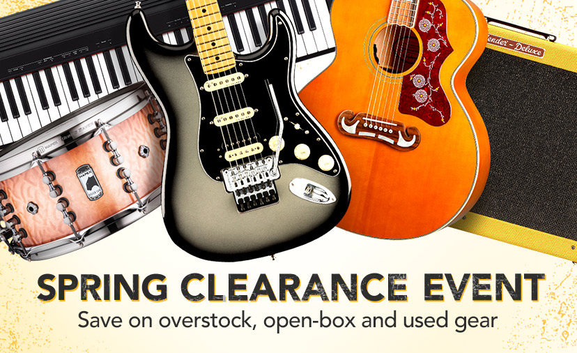 Spring Clearance Event. Save on overstock, open-box, and used gear