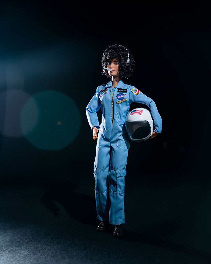 a Barbie doll made to look like Sally Ride