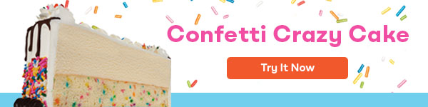 Confetti Crazy Cake with Confetti Layer "Try it now"