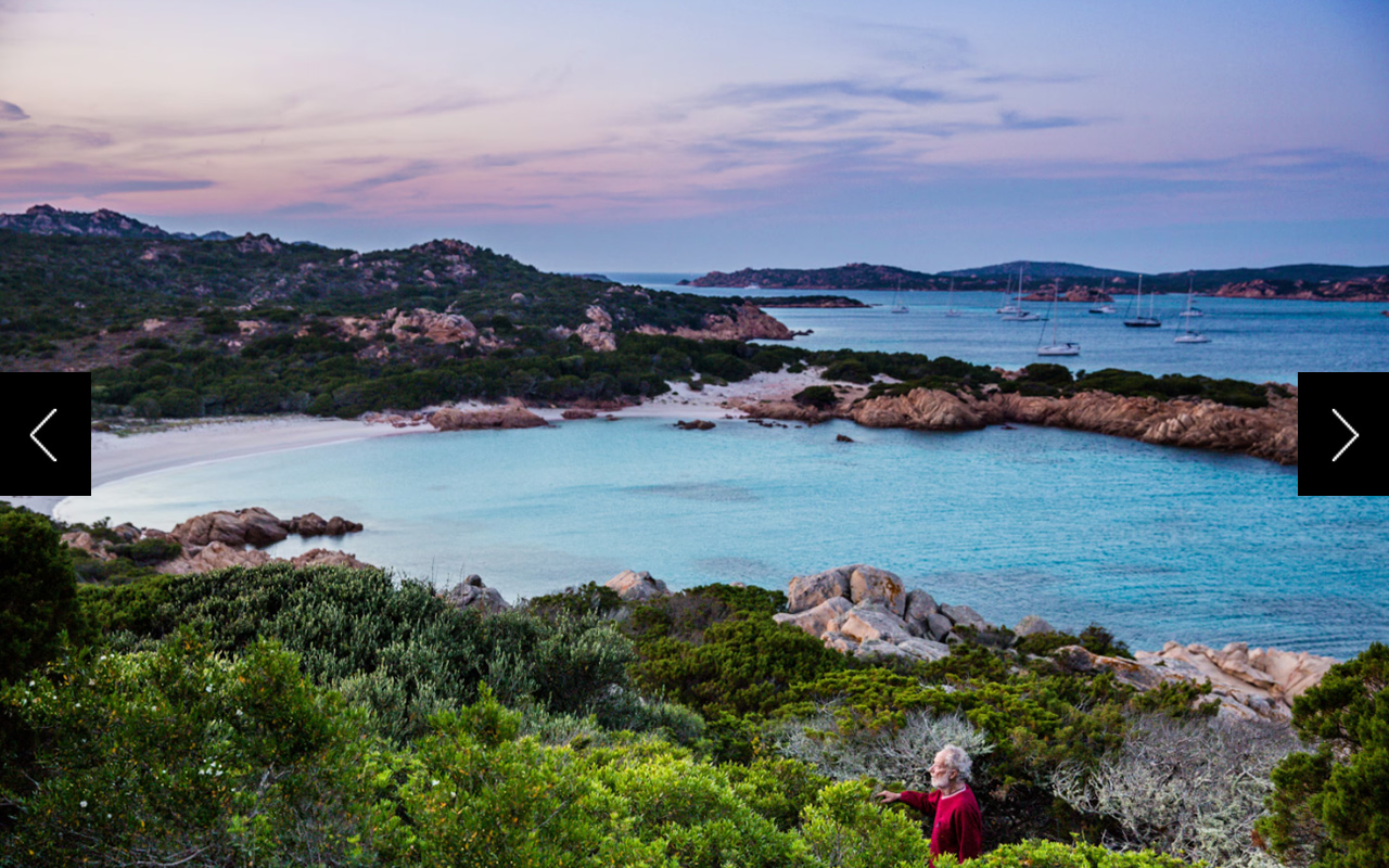 Mauro Morandi has lived alone on Italy’s Budelli Island for 31 years. “What I love the most is the silence,” he says. “The silence in winter when there isn’t a storm and no one is around, but also the summer silence of sunset.” 