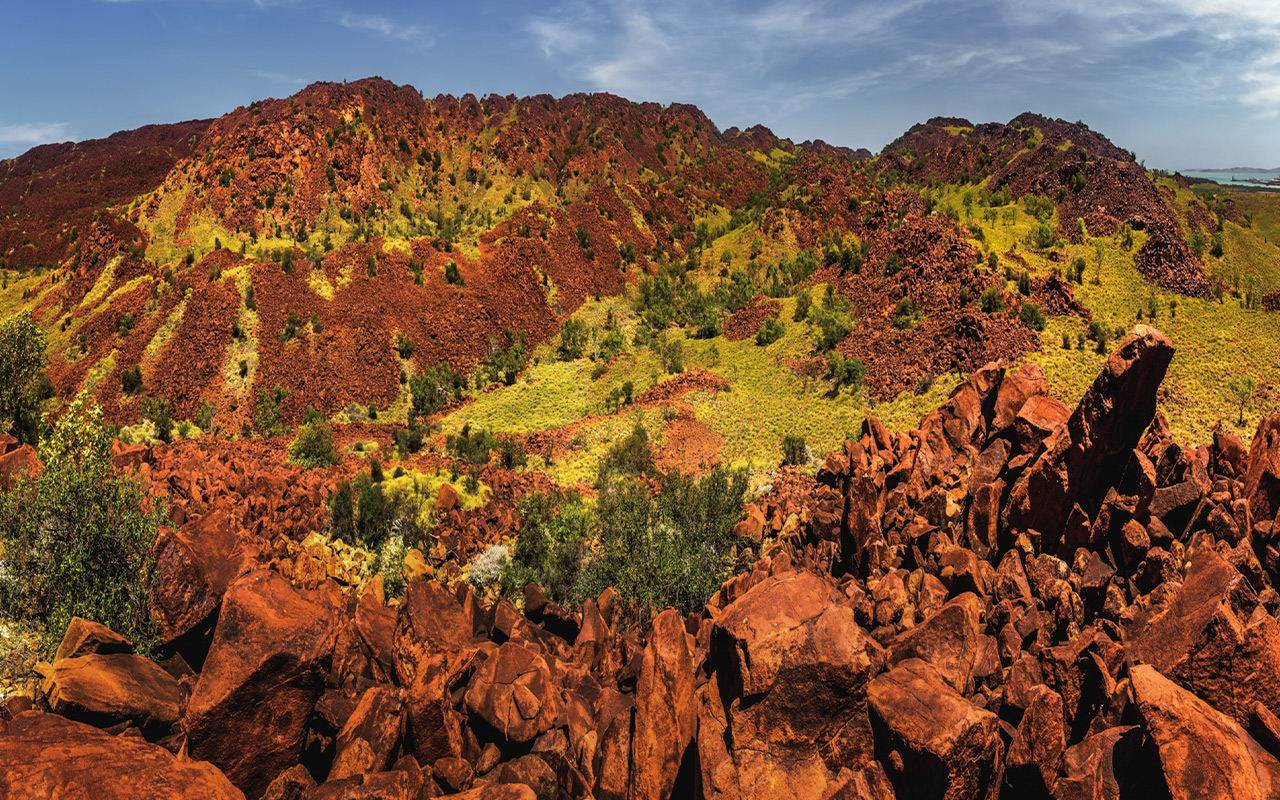 Located in western Australia’s Burrup Peninsula, Murujuga is one of the world’s most significant rock art regions, with an estimated one million petroglyphs created more than 40,000 years ago.