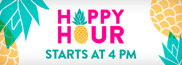 Come to Bahama Breeze Happy Hour, starting at 4pm!