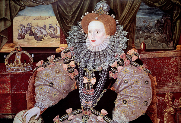 After overseeing the defeat of the Spanish Armada, Queen Elizabeth I issued a royal charter authorizing British merchants to trade in the East Indies on behalf of the crown.