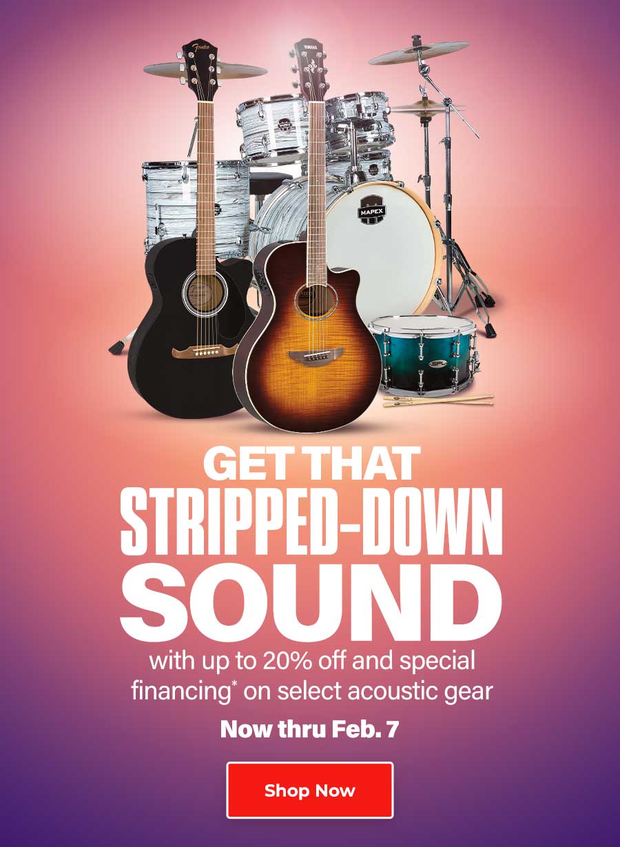 Get that stripped-down sound