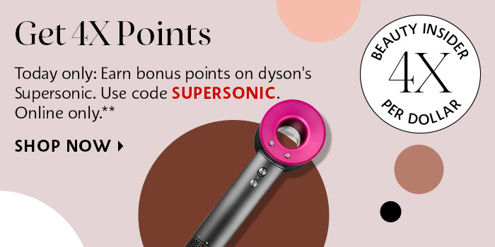 Dyson: Get 4X Points