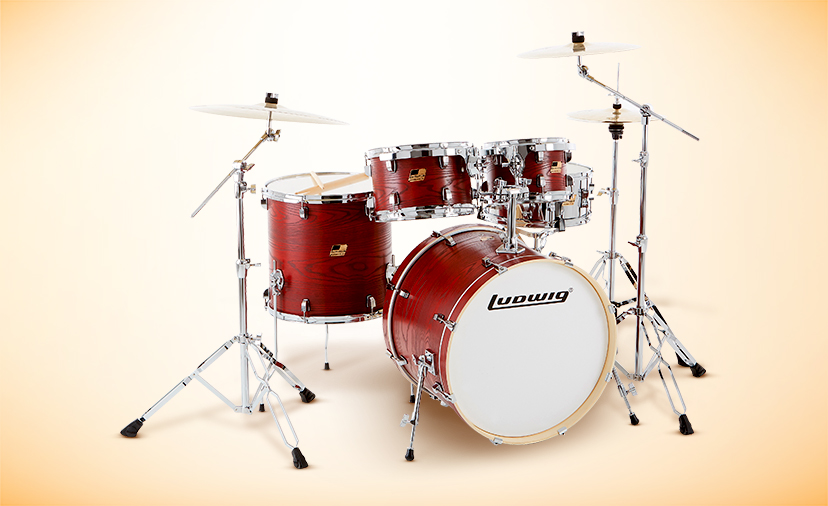 New Ludwig BackBeat Elite. An exclusive, all-in-one set with upgraded cymbals, larger snare and woodgrain finishes. Shop Now