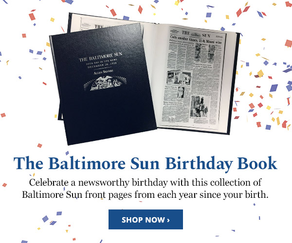Relive History with The Baltimore Sun Birthday Book