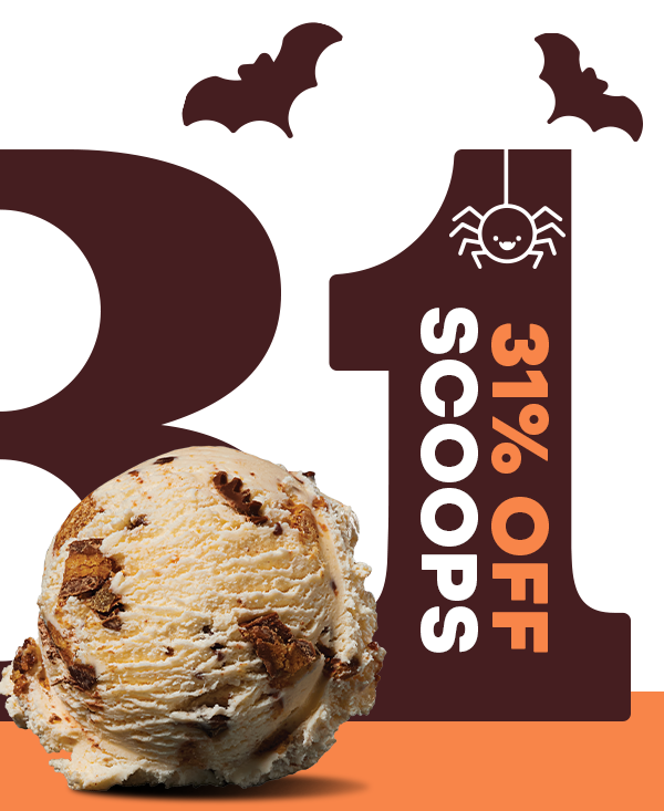 31% off scoops