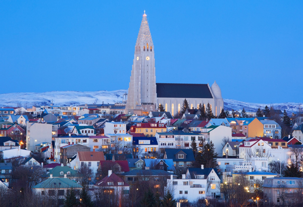 The Hallgrímskirkja can be seen from almost anywhere in Iceland's capital.