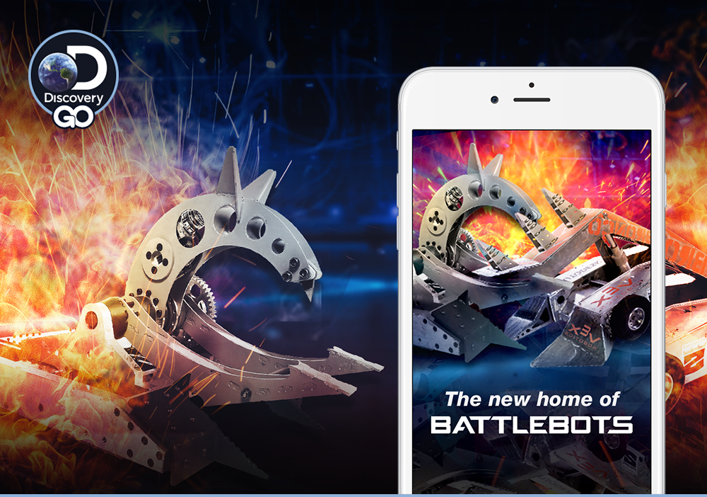 Discovery GO - The new home of BATTLEBOTS