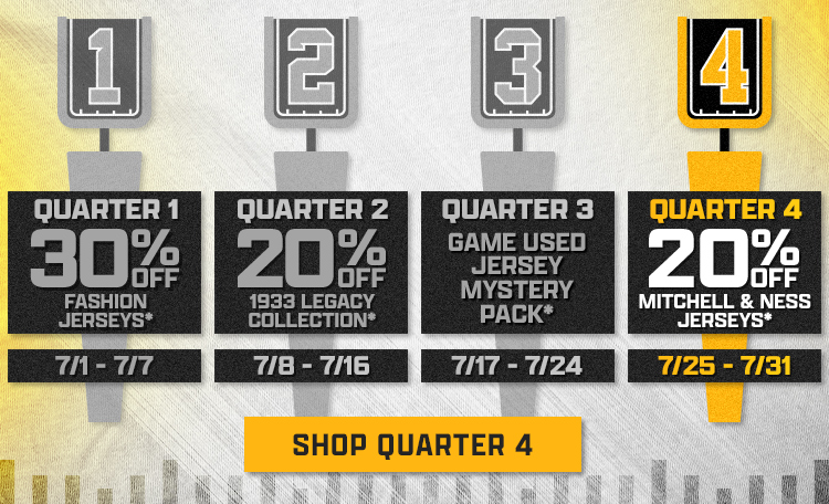 20% off Mitchell & Ness Jerseys