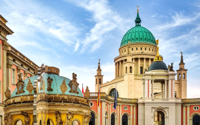 The summer home of Fredrick the Great is a lavish alternative to the Palace of Versailles in France. In addition to the royal residence—and just one of 14 palaces in the city. 