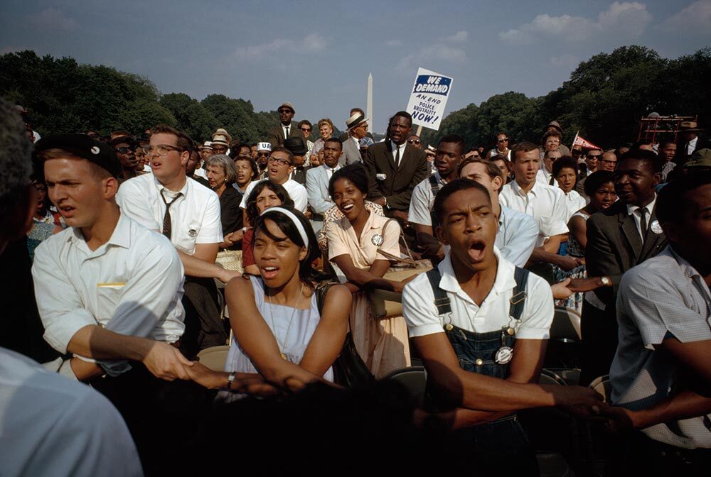 The 1963 March on Washington for Jobs and Freedom gathered together people from civil rights organizations, labor unions, and religious groups across the country to protest segregation, inequality, and economic injustice.