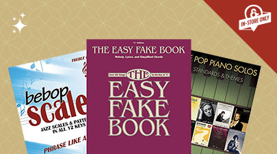 Clearance Up to 60% off select sheet music and songbooks. In-store only. Shop now