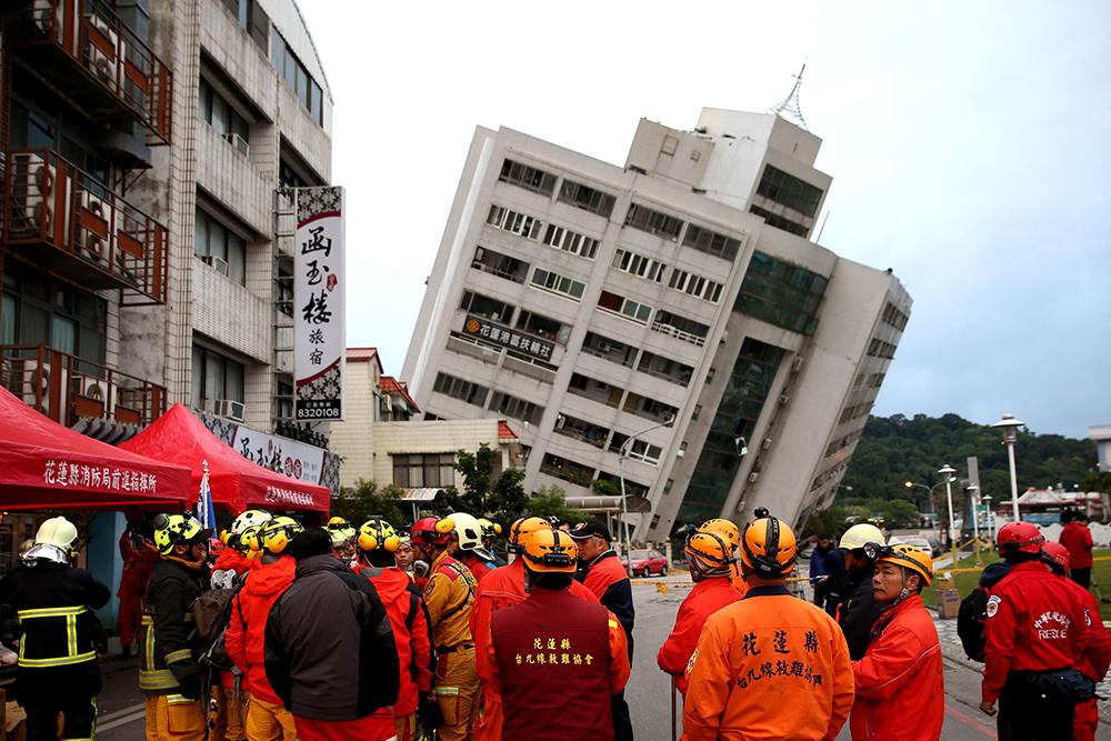 a 6.5 magnitude earthquake in Taiwan