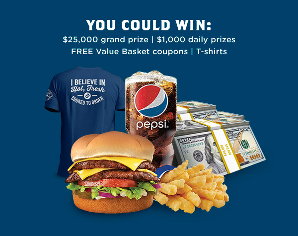 You could be a $25,000 grand prize winner!