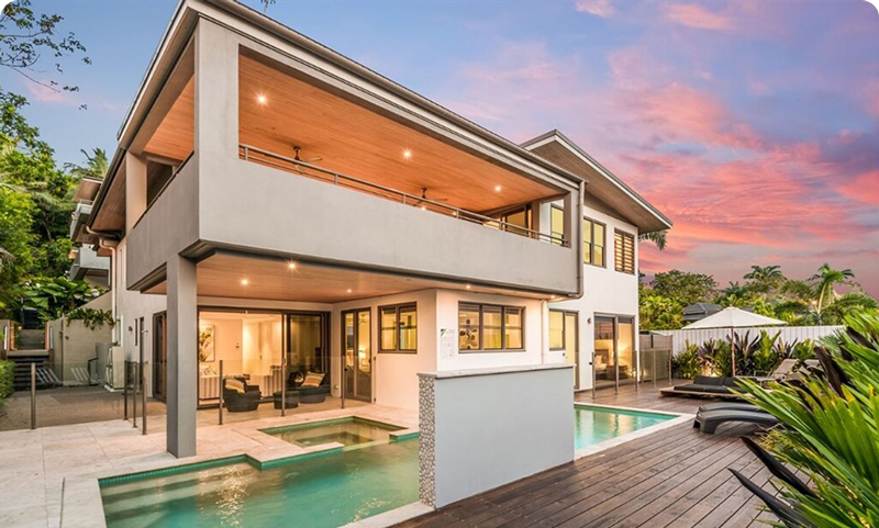 Rest beside your private pool in Cairns, Australia.