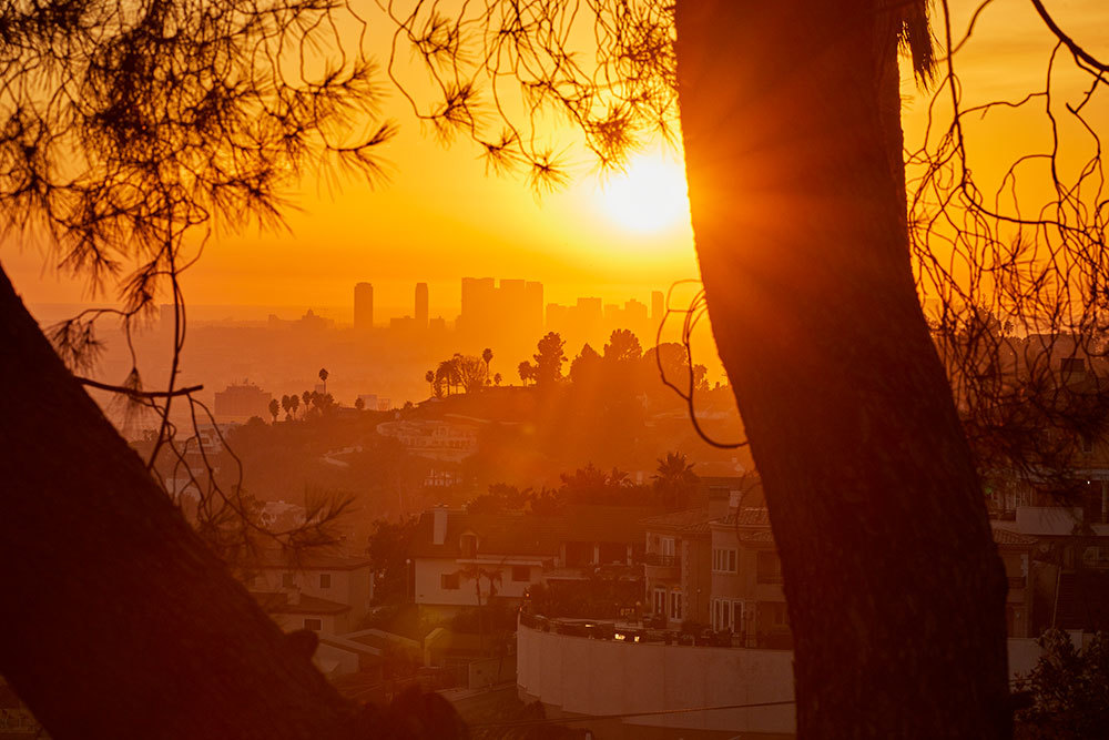 Sunlight over L.A.