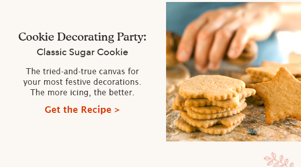 Cookie Decorating Party: Classic Sugar Cookie