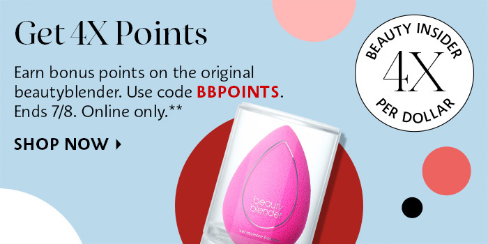 Get 4x Points Beauty Insider