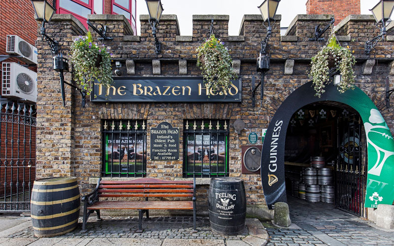 Located on Bridge Street in Dublin, The Brazen Head first opened its doors in 1198, making it Ireland's oldest still-operating pub. 