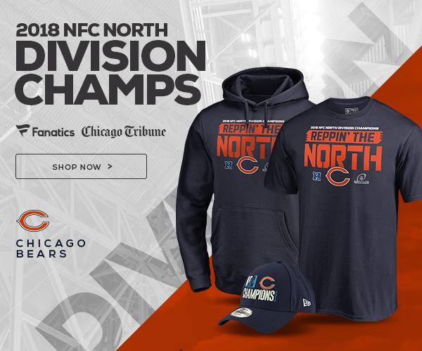 Shop Bears 2018 NFC North Division Championship Gear!