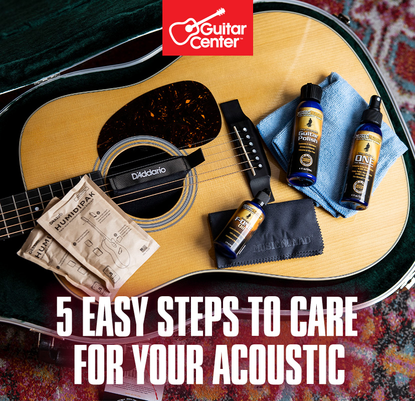 5 EASY STEPS TO CARE FOR YOUR ACOUSTIC