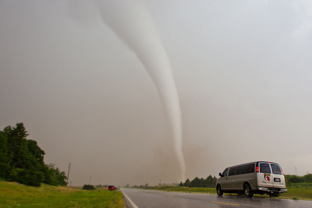 A tornado in Kansas