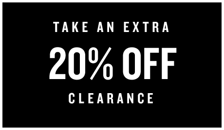 Take An Extra 20% Off Clearance