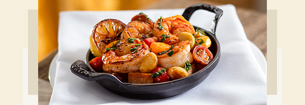 Cast Iron Garlic Shrimp