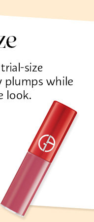 Giorgio Armani Beauty's trial-size Lip Maestro