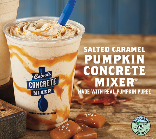 Salted Caramel Pumpkin Concrete Mixer