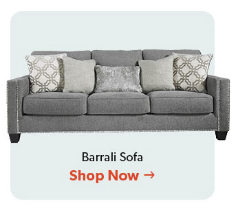 Barrali Sofa. Click to shop now.