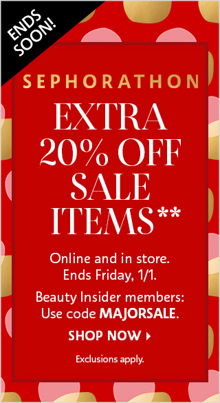 Extra 20% Off Sale Items